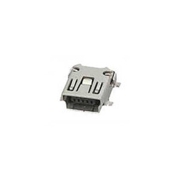 USB - mini B Receptacle Connector 5 Position Surface Mount, Right Angle - 1