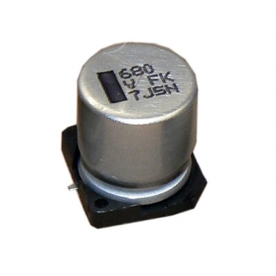 100µF 16V Aluminum Electrolytic Capacitors Radial, Can - SMD 360mOhm @ 100kHz 2000 Hrs @ 105°C - 1