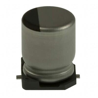 100µF 25V Alüminyum Elektrolitik Kapasitör / Kondansatör Radyal, Can - SMD 2000 Saat @ 85°C - 1