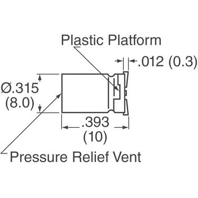 100µF 35V Alüminyum Elektrolitik Kapasitör / Kondansatör Radyal, Can - SMD 5000 Saat @ 105°C - 4
