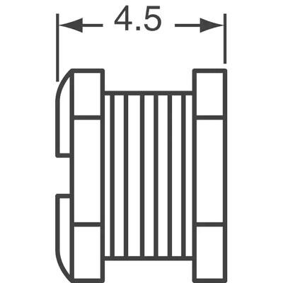 100µH Unshielded Wirewound Inductor 570mA 650mOhm - 3