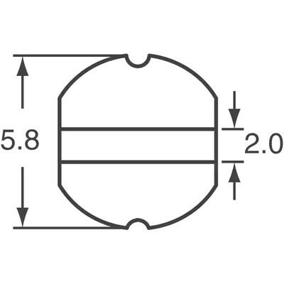 100µH Unshielded Wirewound Inductor 570mA 650mOhm - 4
