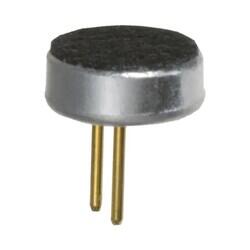 100Hz ~ 10kHz Analog Microphone Electret Condenser 2V ~ 10V Omnidirectional (-45dB ±3dB) PC Pins - 1