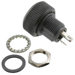 100k Ohm 1 Gang Linear Panel Mount Potentiometer None 1.0 Kierros Cermet 1W Solder Lug - Vishay Sfernice