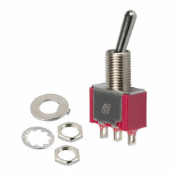 Toggle Switch SPDT Panel Mount - E-Switch