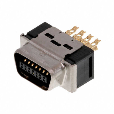 14 Position Plug Connector Free Hanging (In-Line) Solder Cup - 1