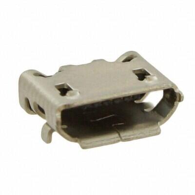 USB - micro B USB 2.0 Receptacle Connector 5 Position Surface Mount, Right Angle; Through Hole - 1