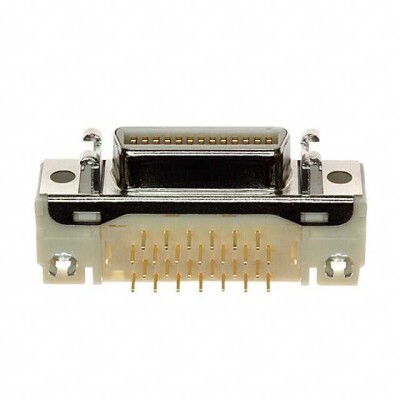 26 Position Receptacle Connector Panel Mount, Through Hole, Right Angle Solder - 1