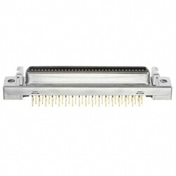 68 Position Receptacle Connector Panel Mount, Through Hole Solder - 3M