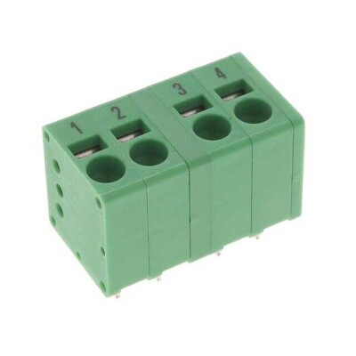 4 Position Wire to Board Terminal Block Vertical with Board 0.197