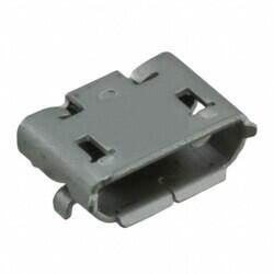 USB - micro B USB 2.0 Receptacle Connector 5 Position Surface Mount, Right Angle; Through Hole - Molex