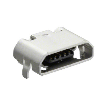 USB - micro B USB 2.0 Receptacle Connector 5 Position Surface Mount, Right Angle; Through Hole - 1