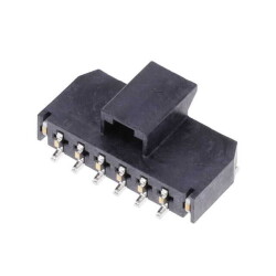 Connector Header Surface Mount, Right Angle 6 position 0.098