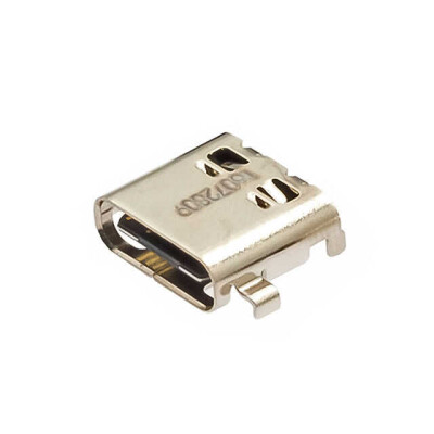 USB-C (USB TYPE-C) USB 3.2 Gen 2 (USB 3.1 Gen 2, Superspeed + (USB 3.1)) Receptacle Connector 24 Position Board Edge, Cutout; Surface Mount; Through Hole, Right Angle - 1