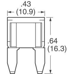 10A AC 32V DC Fuse Automotive Holder Blade, Miniature - 2