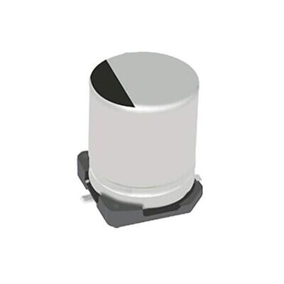 10µF 10V Aluminum Electrolytic Capacitors Radial, Can - SMD 1.35Ohm @ 100kHz 2000 Hrs @ 105°C - 1