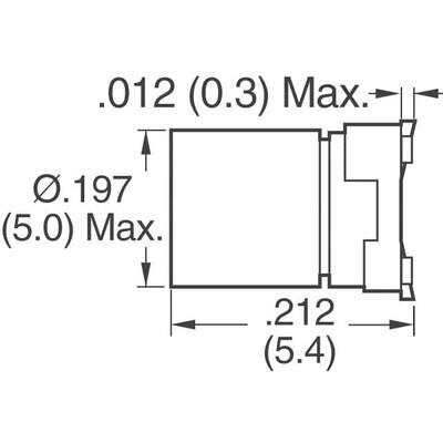 10µF 35V Aluminum Electrolytic Capacitors Radial, Can - SMD 1000 Hrs @ 105°C - 2