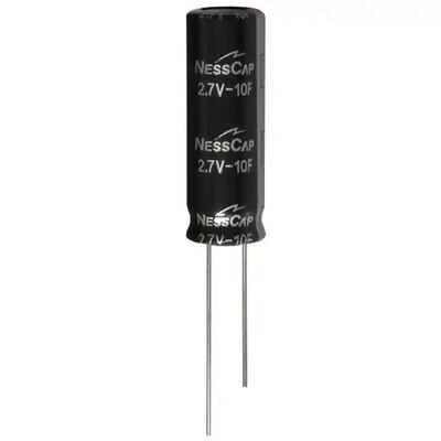 10 F (EDLC) Süper Kapasitör / Kondansatör 2.7 V Radyal, Can 26mOhm 1000 Saat @ 85°C - 1