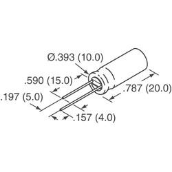 10 F (EDLC) Süper Kapasitör / Kondansatör 2.7 V Radyal, Can 26mOhm 1000 Saat @ 85°C - 2