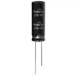 10 F (EDLC) Supercapacitor 2.7 V Radial, Can 26mOhm 1000 Hrs @ 85°C - NessCap Co Ltd