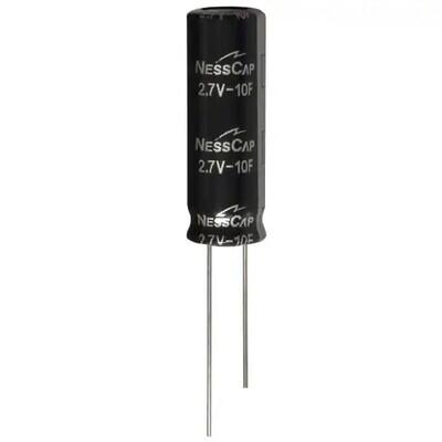 10 F (EDLC) Supercapacitor 2.7 V Radial, Can 26mOhm 1000 Hrs @ 85°C - 1
