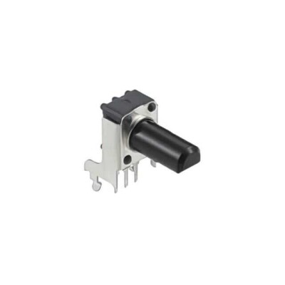10k Ohm 1 Gang Linear Panel Mount Potentiometer 1.0 Turns 0.05W, 1/20W PC Pins, Board Locks - 1