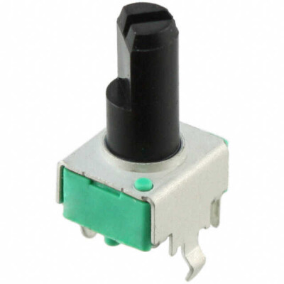 10k Ohm 1 Gang Linear Through Hole Potentiometer 1.0 Turns Conductive Plastic 0.03W, 1/32W PC Pins, Board Locks - 1