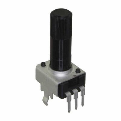 10k Ohm 1 Gang Linear Through Hole, Snap In Potentiometer None 1.0 Kierros Carbon 0.05W, 1/20W PC Pins, Board Locks - 1