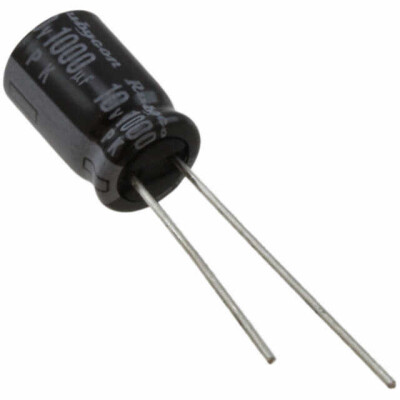 1000 µF 10 V Aluminum Electrolytic Capacitors Radial, Can 2000 Hrs @ 85°C - 1