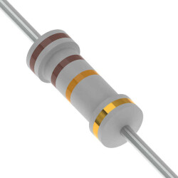 11 kOhms ±5% 1W Through Hole Resistor Axial Flame Proof, Safety Metal Oxide Film - 1