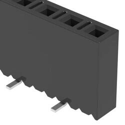 11 Position Receptacle, Pass Through Connector Surface Mount - 1