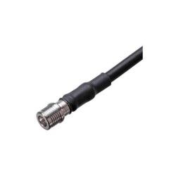 QMA Connector Plug, Male Pin 50 Ohms Free Hanging (In-Line) Solder - Huber+Suhner, Inc.
