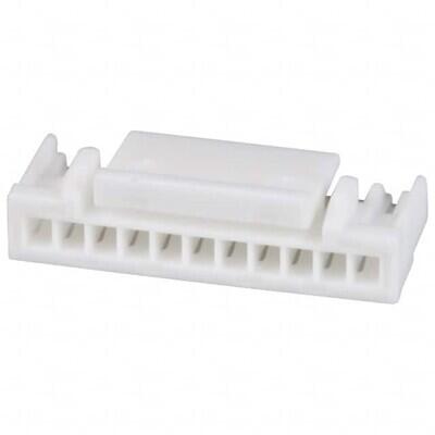 11 Rectangular Connectors - Housings Receptacle Natural 0.049