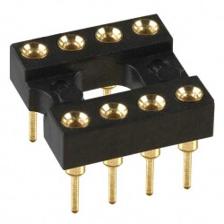 8 (2 x 4) Pos DIP, 0.3