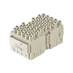 Female Module without Contacts Gray 48 Position Crimp - HARTING
