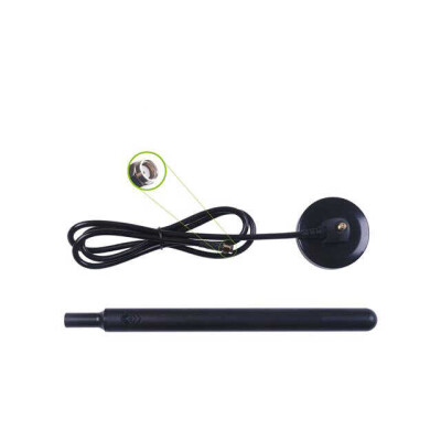RF ANTENNA LoRa Whip, Straight RP-SMA Male Connector Mount - 1