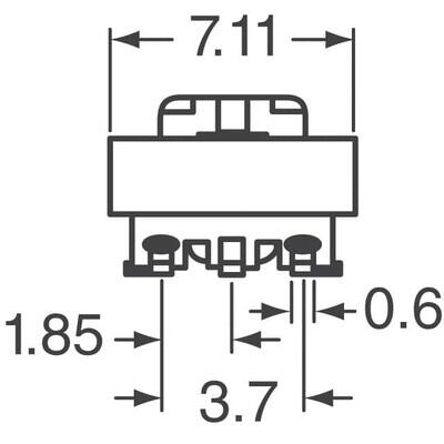 1:125 Current Sense Transformer 50kHz ~ 1MHz 0.8mOhm Primary, 6.5Ohm Secondary 3 mH Surface Mount - 3