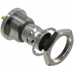 BNC Connector Jack, Female Socket 50 Ohms Panel Mount Solder Cup - Amphenol RF