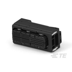 114 Rectangular Connectors - Housings Plug Black - TE Connectivity AMP Connectors