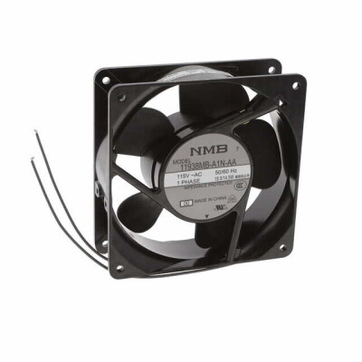 Fan Tubeaxial 115VAC Square - 119mm L x 119mm H Ball 102.0 CFM (2.86m³/min) 2 Terminals - 1