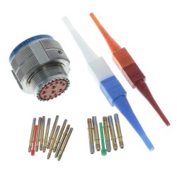 12 Position Circular Connector Plug, Female Sockets Crimp - Amphenol Aerospace Operations