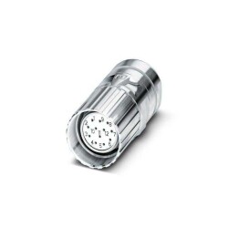 12 Position Circular Connector Plug Housing Free Hanging (In-Line) Backshell, Coupling Nut - Phoenix Contact