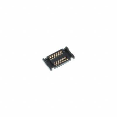 12 Position Connector Receptacle, Center Strip Contacts Surface Mount Gold - 1
