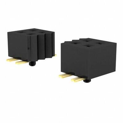 12 Position Receptacle, Bottom Entry Connector Surface Mount - 2