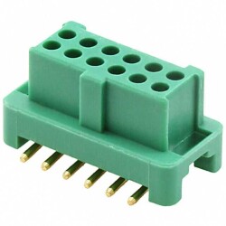 12 Position Receptacle Connector 0.049