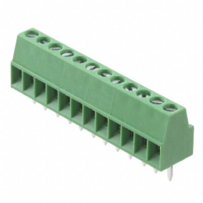 12 Position Wire to Board Terminal Block Horizontal with Board 0.100