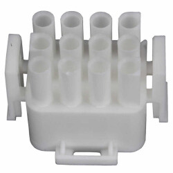12 Rectangular Connectors - Housings Plug Natural - TE Connectivity AMP Connectors