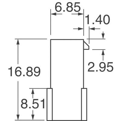 12 Rectangular Connectors - Housings Plug Black 0.118
