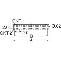 12 Rectangular Connectors - Housings Receptacle Black 0.079