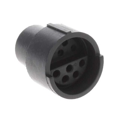 10 Position Circular Connector Receptacle Housing Free Hanging (In-Line) - 1